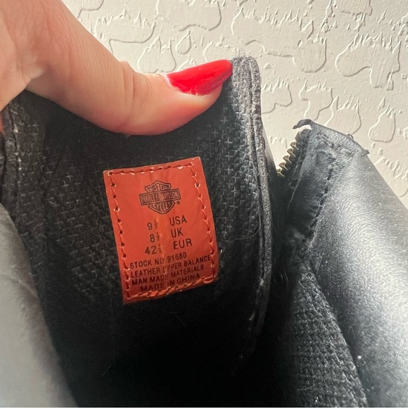 HARLEY DAVIDSON Men's Motorcycle Brake Lights Riding Boots - Picture 7 of 10